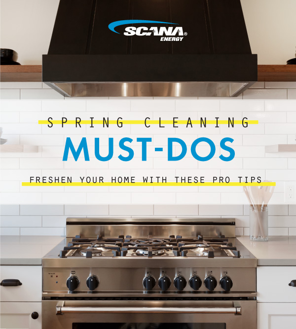 Top Spring Cleaning Tips from SCANA Energy